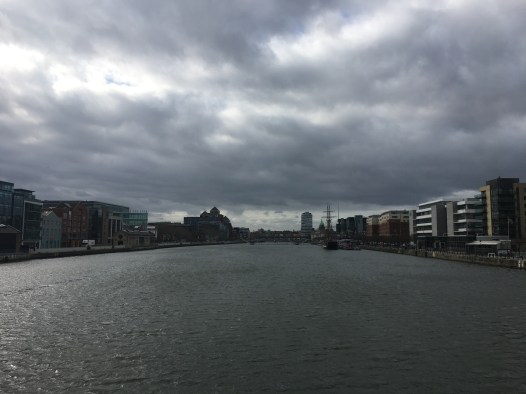 The Liffey River Dublin